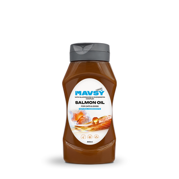 Лососева олія для котів з хондропротекторами | Salmon Oil Mavsy 300 мл 40574к фото